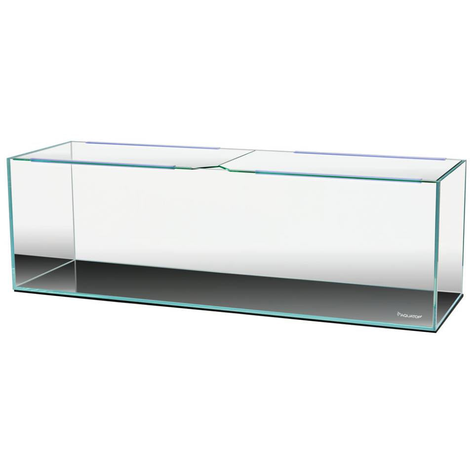 Aquatop High Clarity Bookshelf Style Aquarium with Lid - 18 gal