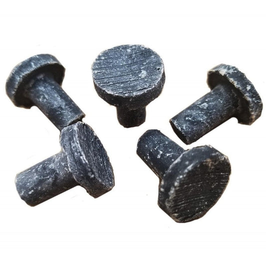 Aquarium Depot Ceramic Frag Plugs Black 3/4 Inch - 50 Pack