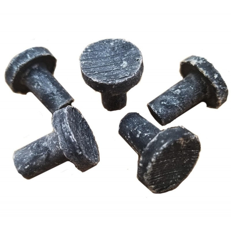 Aquarium Depot Ceramic Frag Plugs Black 3/4 Inch - 100 Pack