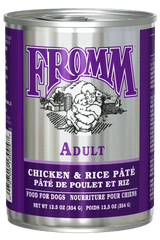 Fromm Adult Chicken & Rice Pâté Wet Dog Food - 12.2oz