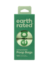 earth rated Certified Compostable Poop Bags - 120 Bags - The Pet Source