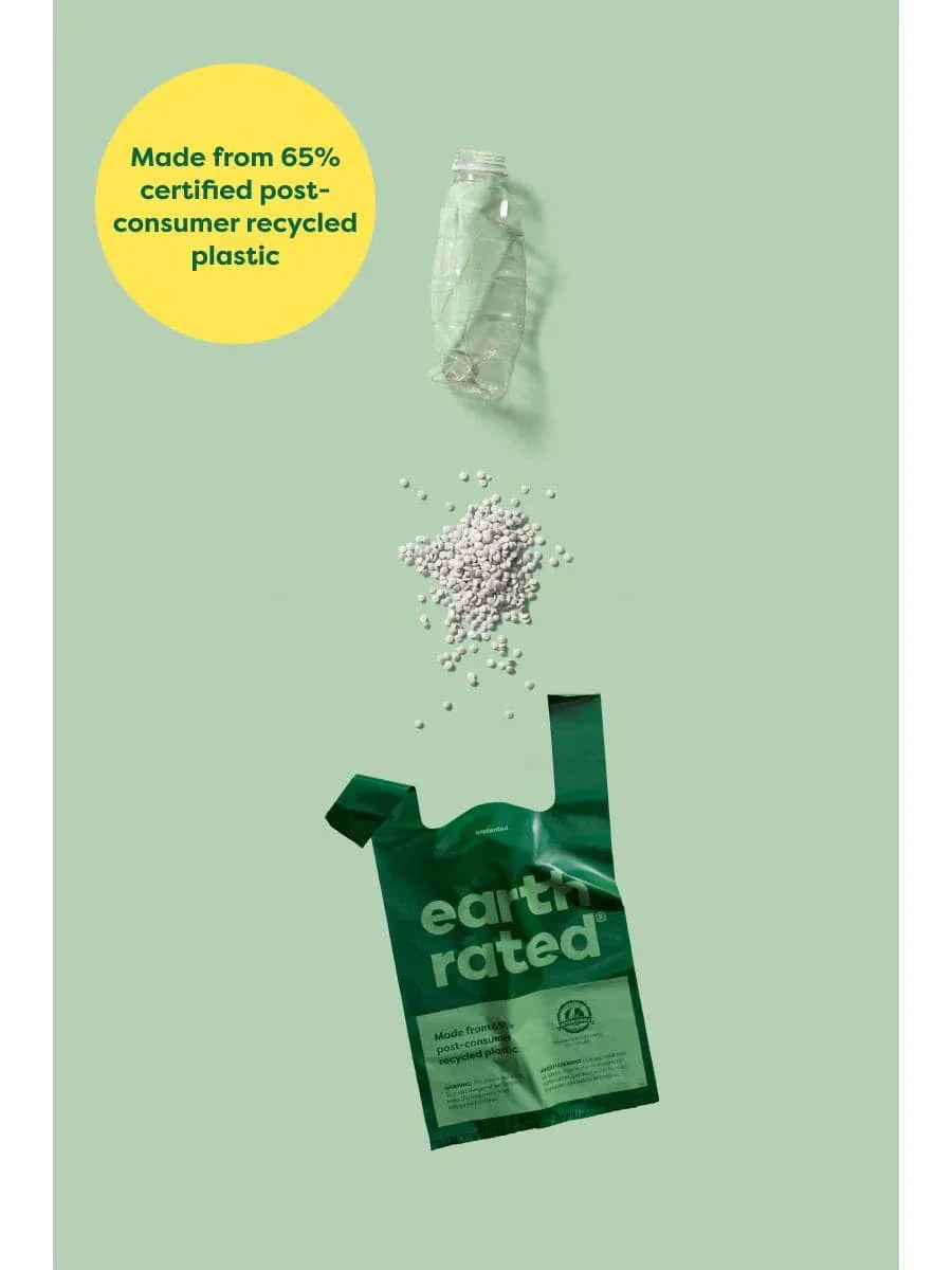 earth rated Easy-Tie Handle Poop Bags - 120 Bags - The Pet Source