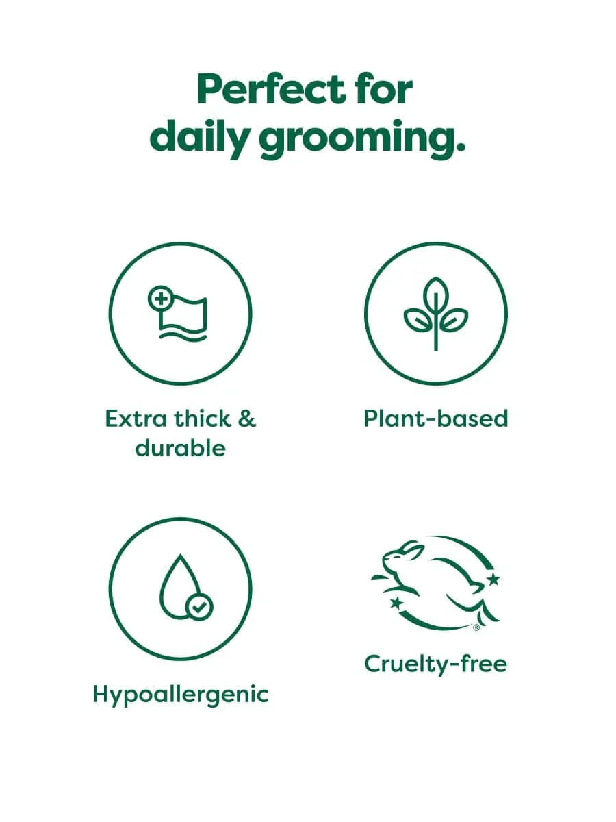 earth rated Plant-Based Dog Grooming Wipes - 100 Wipes - The Pet Source