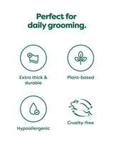 earth rated Plant-Based Dog Grooming Wipes - 100 Wipes - The Pet Source