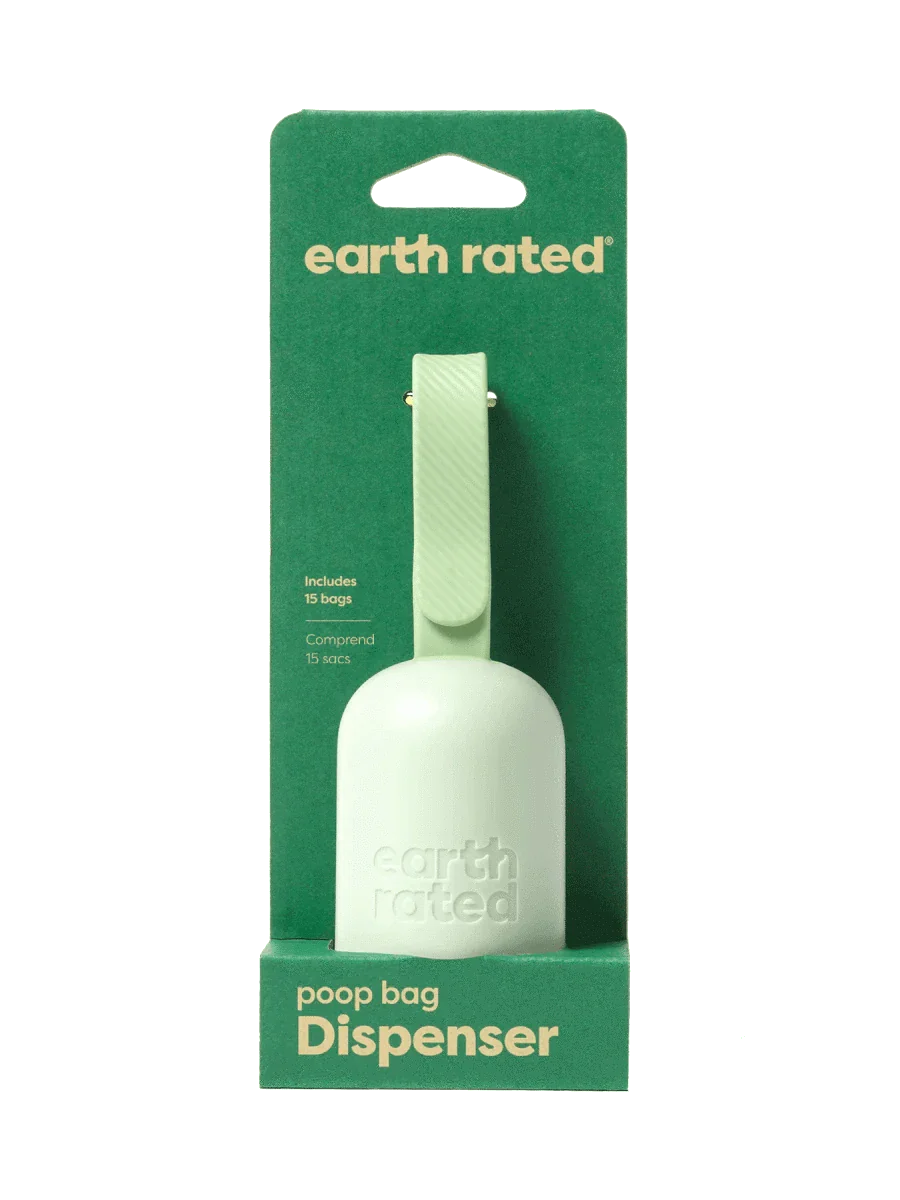 earth rated Poop Bag Dispenser with 15 Bags - The Pet Source