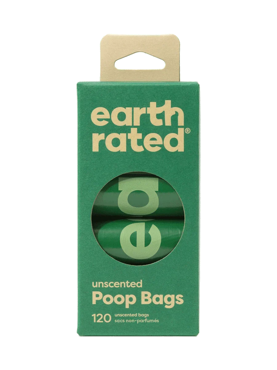 earth rated Poop Bags on Refill Rolls - 120 Bags - The Pet Source