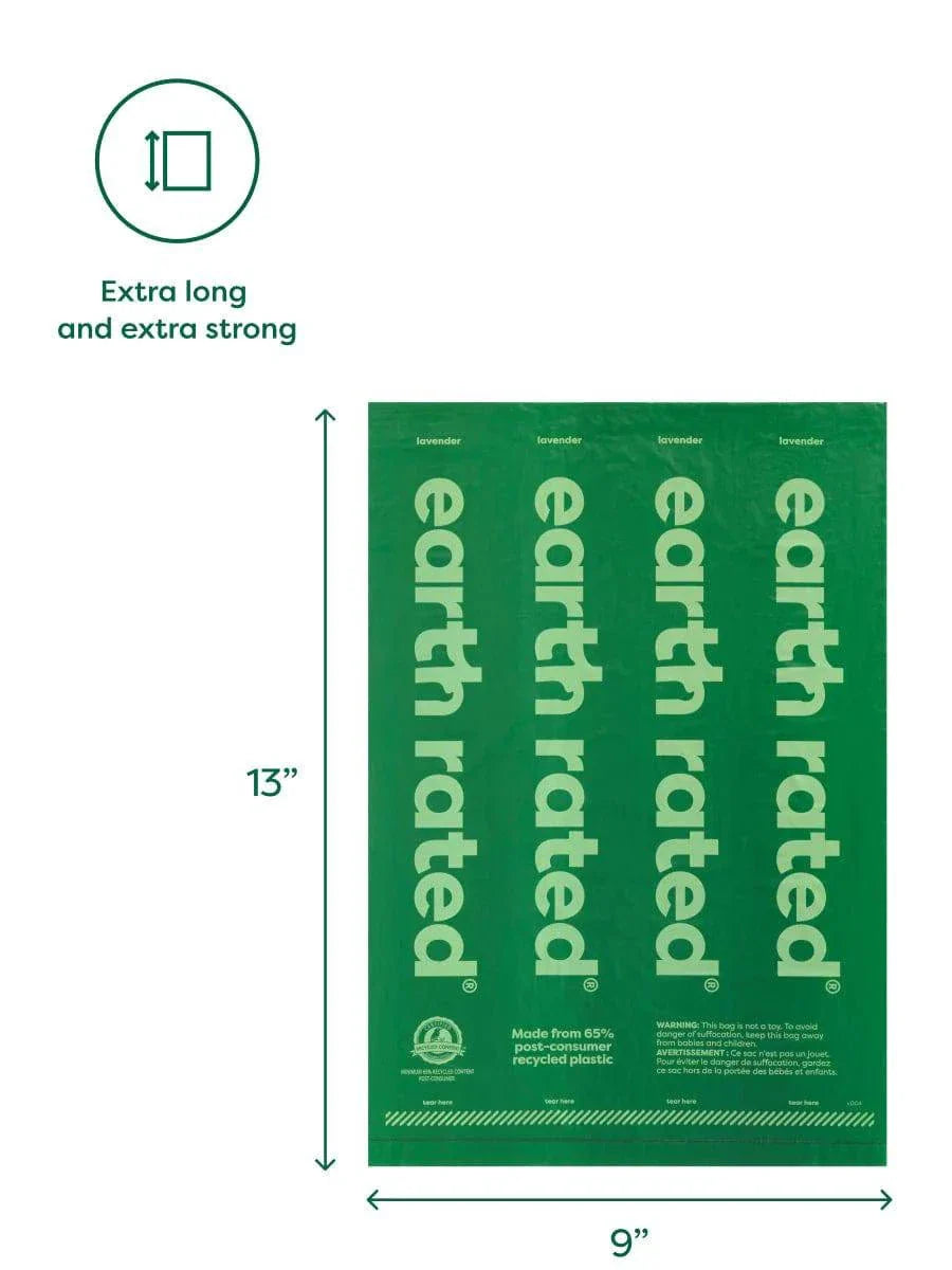 earth rated Poop Bags on Refill Rolls - 120 Bags - The Pet Source