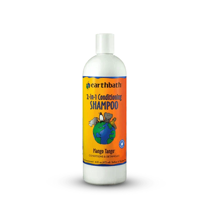 earthbath 2-in-1 Conditioning Shampoo - Mango Tango - 16oz - The Pet Source