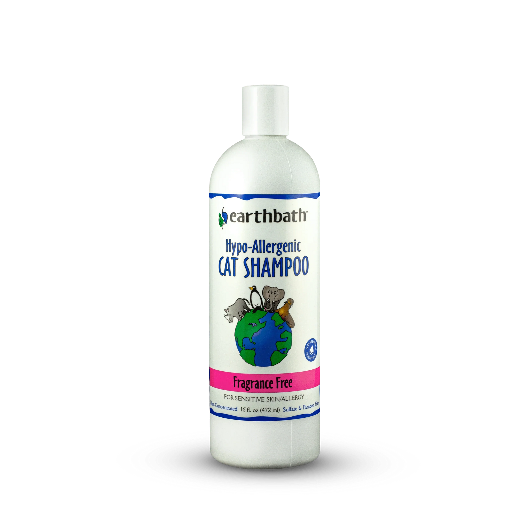 earthbath Hypoallergenic Cat Shampoo - 16oz - The Pet Source