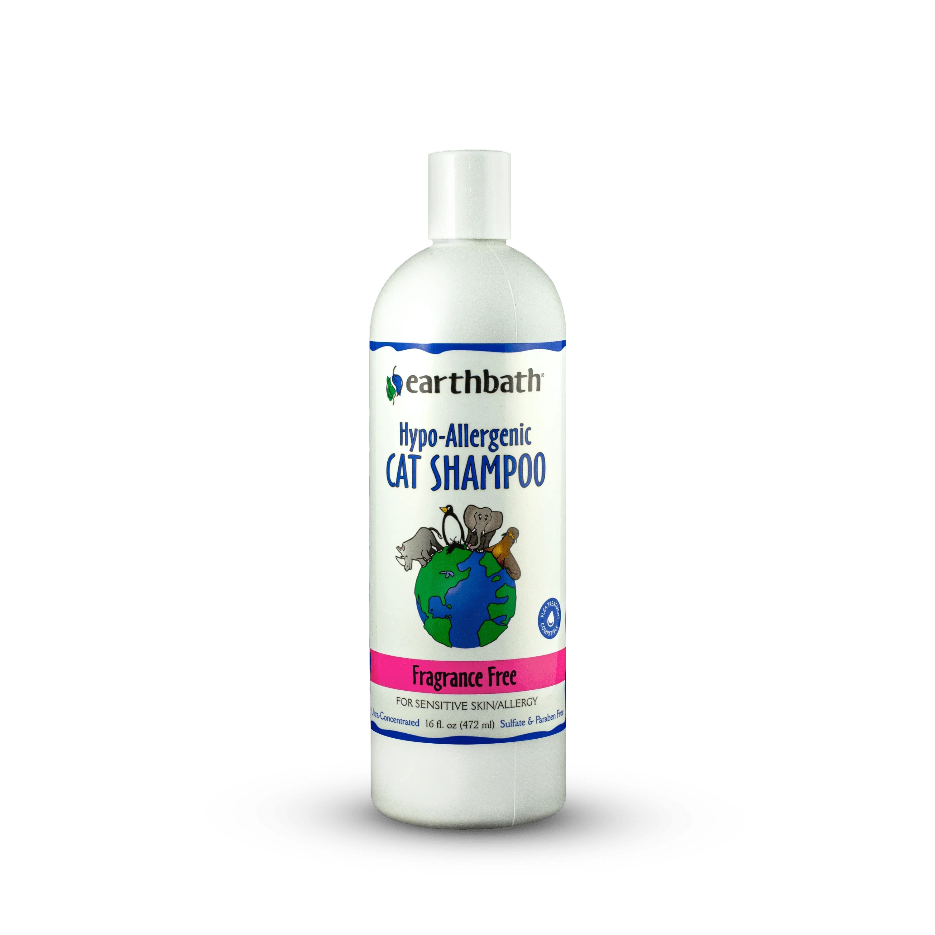 earthbath Hypoallergenic Cat Shampoo - 16oz - The Pet Source