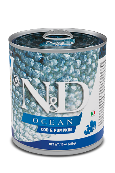 Farmina N&D Ocean Cod & Pumpkin Adult Wet Dog Food - 285g