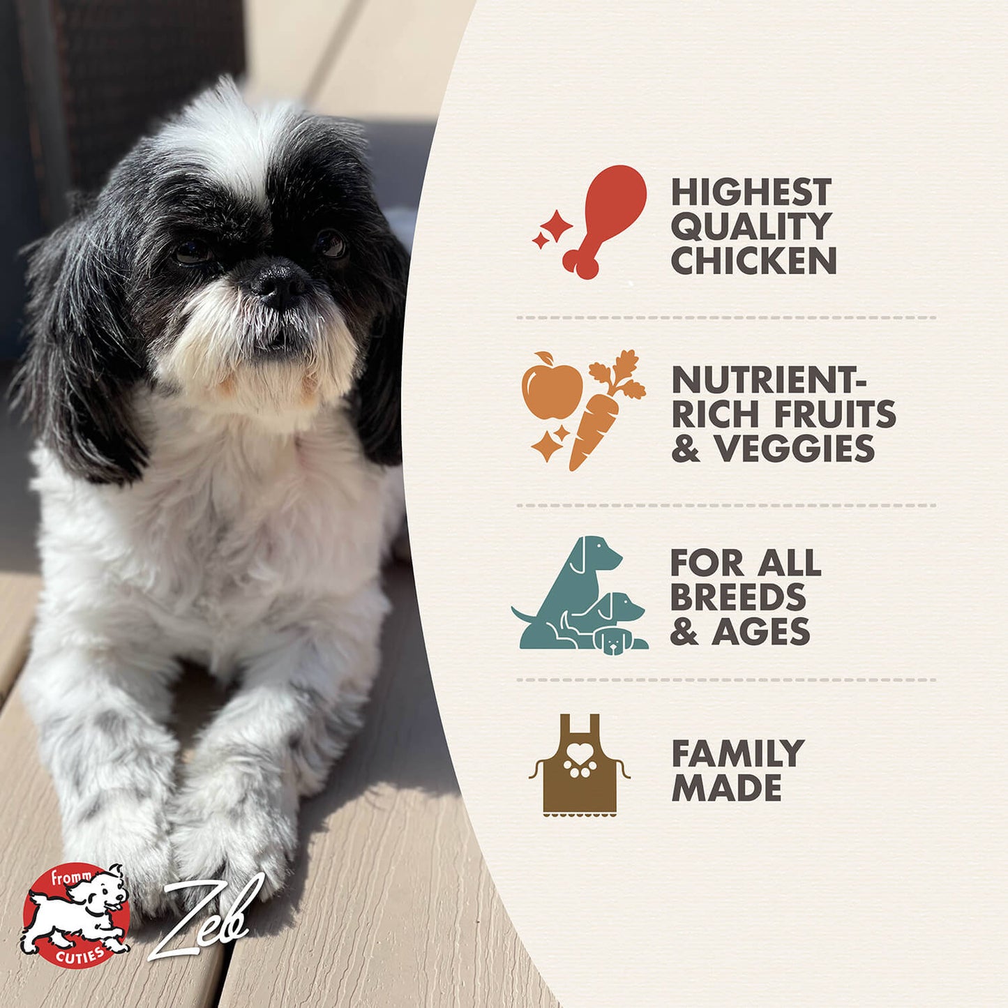 Fromm Four Star Nutritionals Chicken À La Veg Recipe Dry Dog Food - 5.4kg