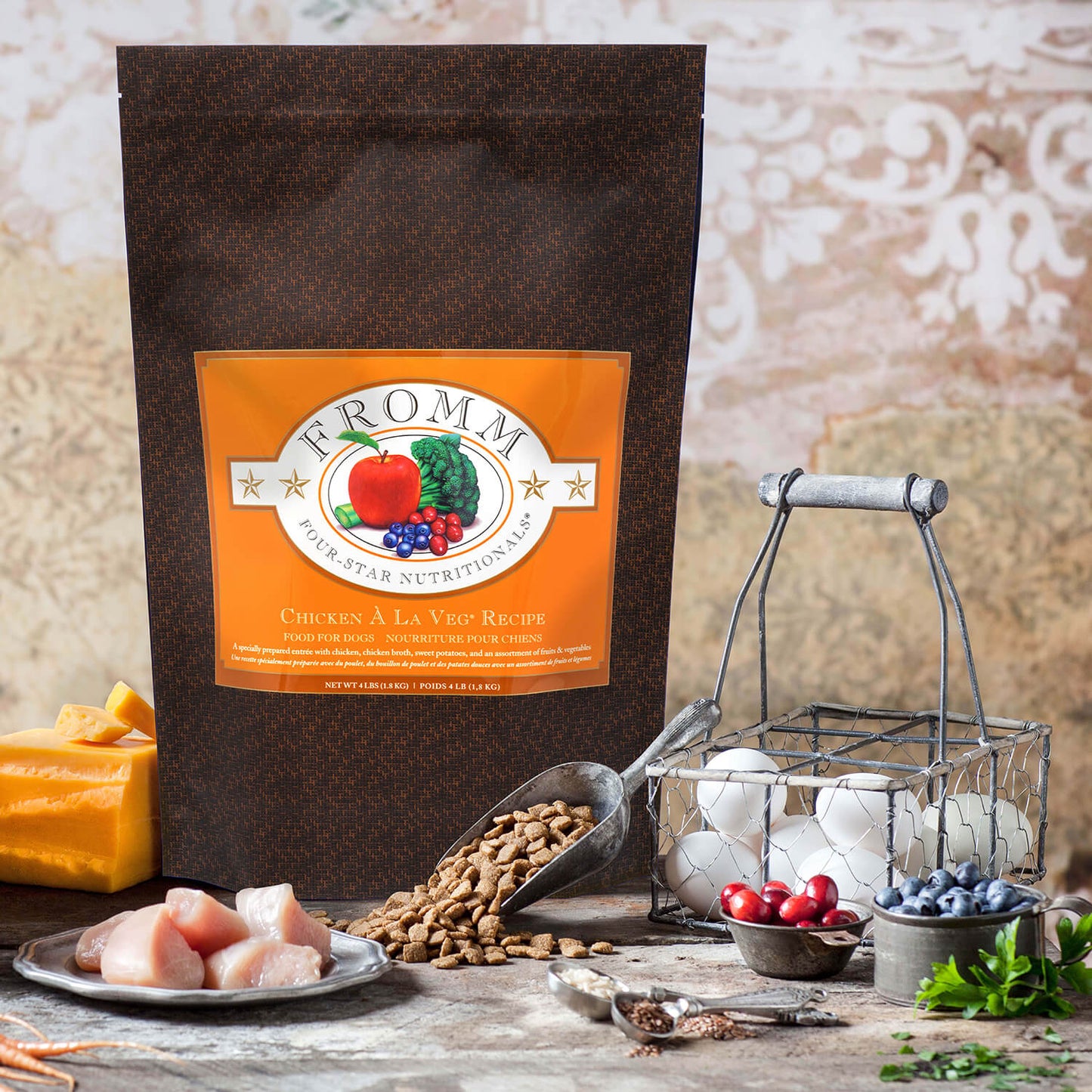 Fromm Four Star Nutritionals Chicken À La Veg Recipe Dry Dog Food - 1.8kg