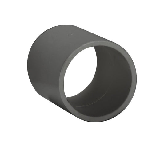 PVC External Coupling Schedule 80 - 2 Inch Grey
