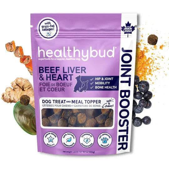 Healthybud Beef Joint Booster Dog Treats - 400g - The Pet Source