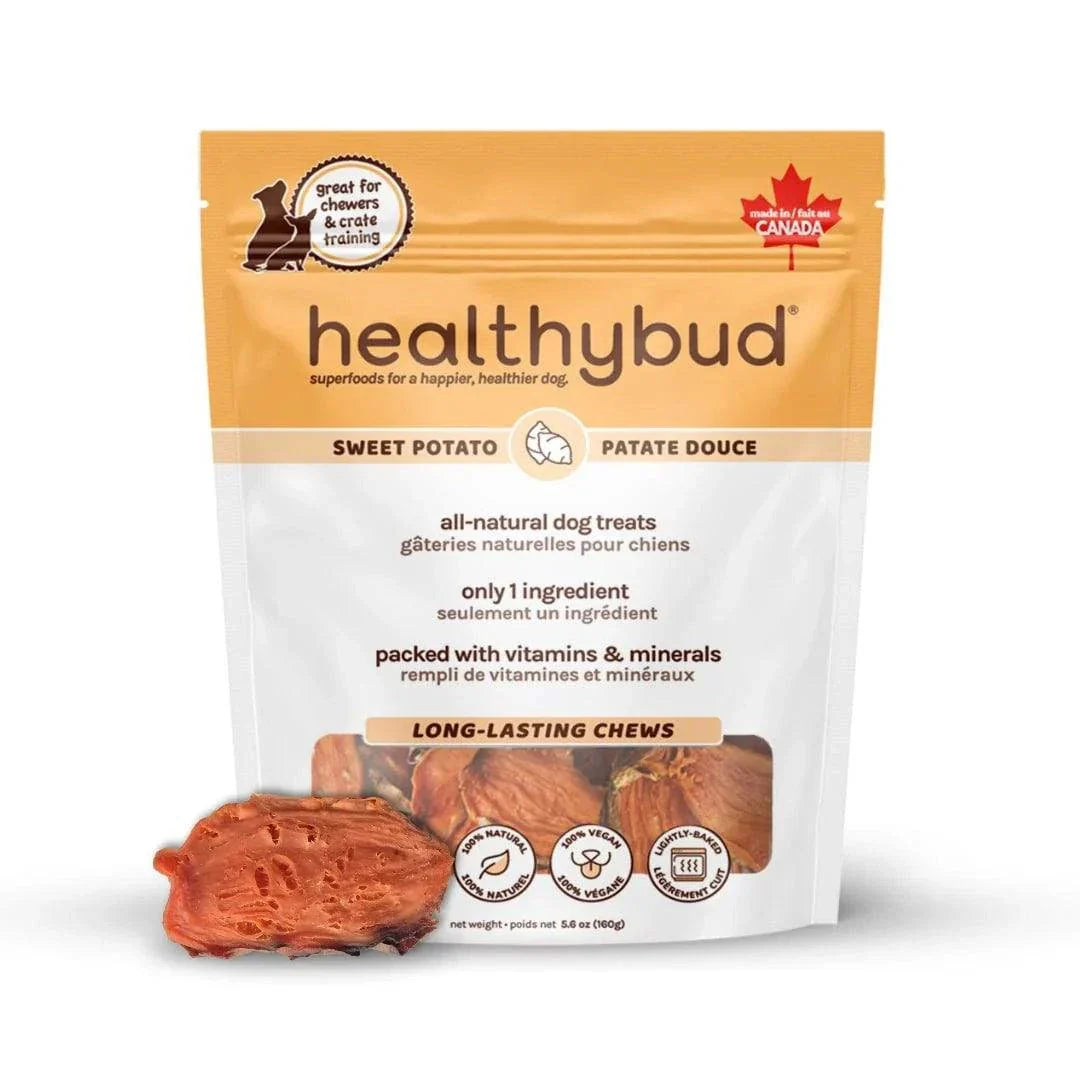 Healthybud All Natural Sweet Potato Chews Dog & Cat Treats - 330g - The Pet Source