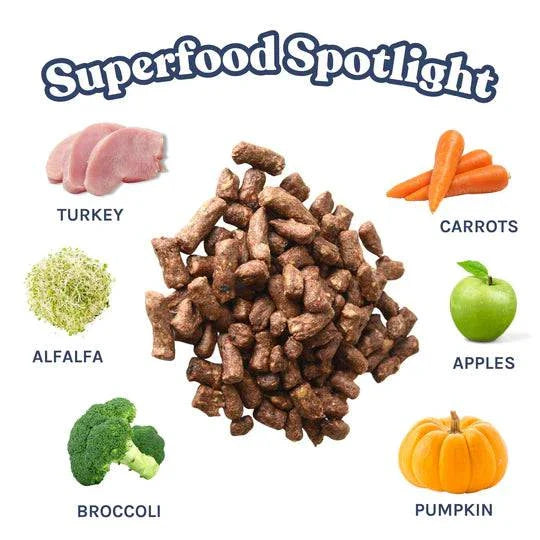 Healthybud Turkey Meal Bites Freeze Dried Raw Dog Food - 397g - The Pet Source