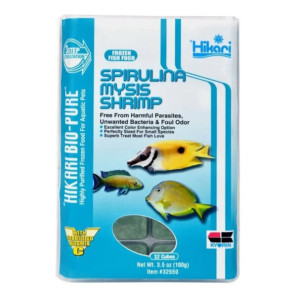 Hikari Bio-Pure Frozen Spirulina Mysis Shrimp 3.5oz