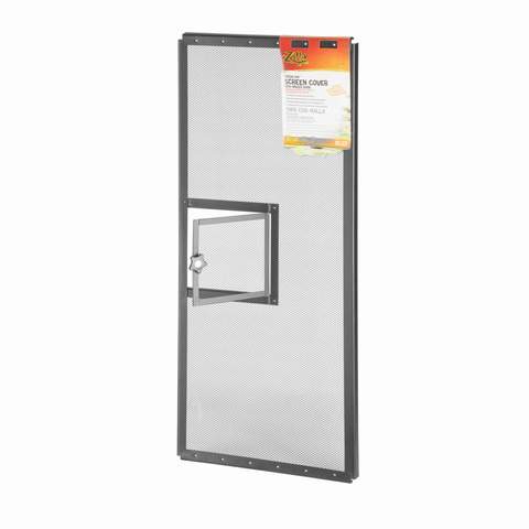 Zilla Fresh Air Screen Cover with Hinged Door 30" X 12"