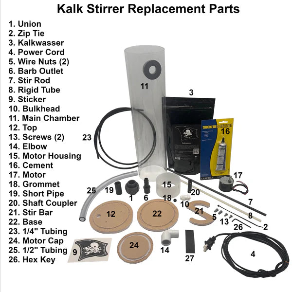 Avast Marine Kalk Stirrer Replacement Parts - #20 Shaft Coupler