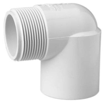 PVC 90 Degree Street Elbow Mipt x Soc - 1 Inch