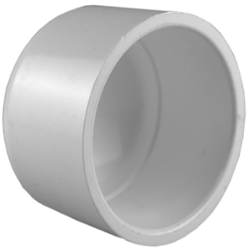 PVC End Cap Schedule 40 Slip - 2 Inch White