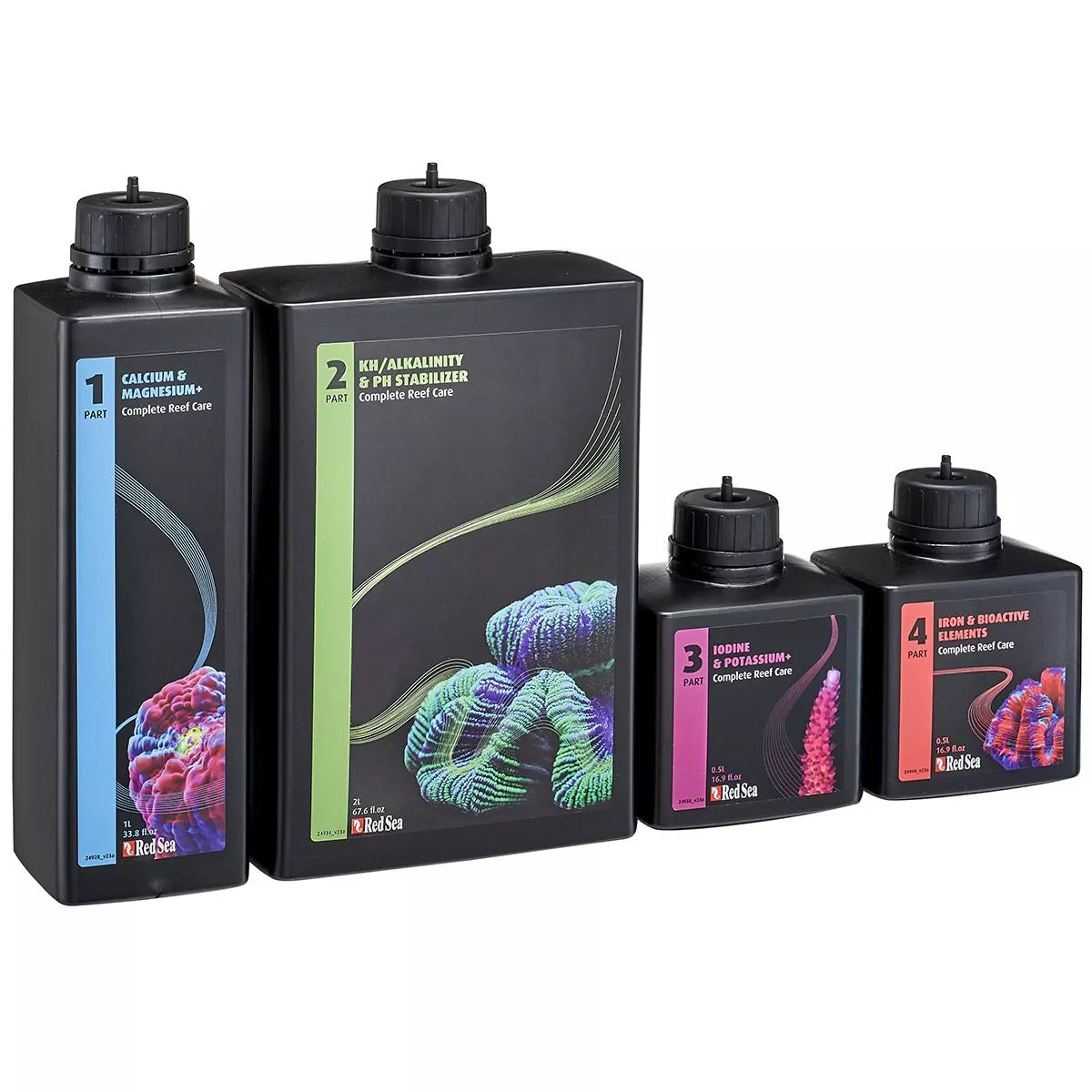 Red Sea 4-Part Complete Reef Care Dosing System - Medium