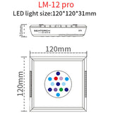 SeaTorch LM-12 Pro LED Reef Aquarium Light - features and specifications 2