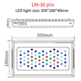 SeaTorch LM-30 Pro LED Reef Aquarium Light - features and specifications 1