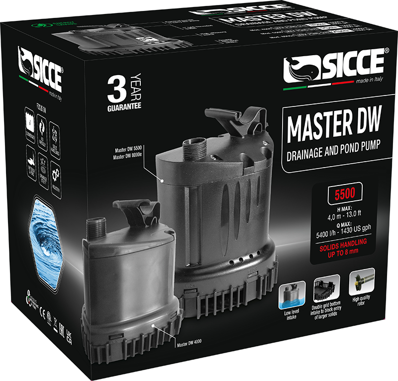 Sicce Master DW 5500 Utility Pump - 1430gph