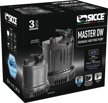 Sicce Master DW 4000 Utility Pump - 978gph