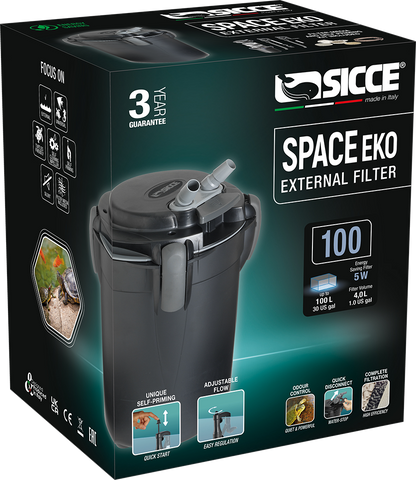 Sicce Space EKO 100 Canister Filter - 145gph