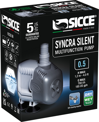 Sicce Syncra Silent 0.5 Pump - 185 GPH