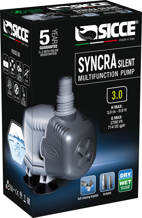 Sicce Syncra Silent 3.0 Pump - 714 GPH
