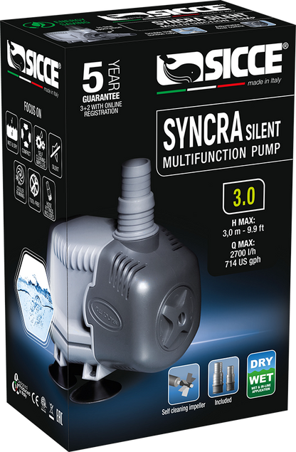 Sicce Syncra Silent 3.0 Pump - 714 GPH