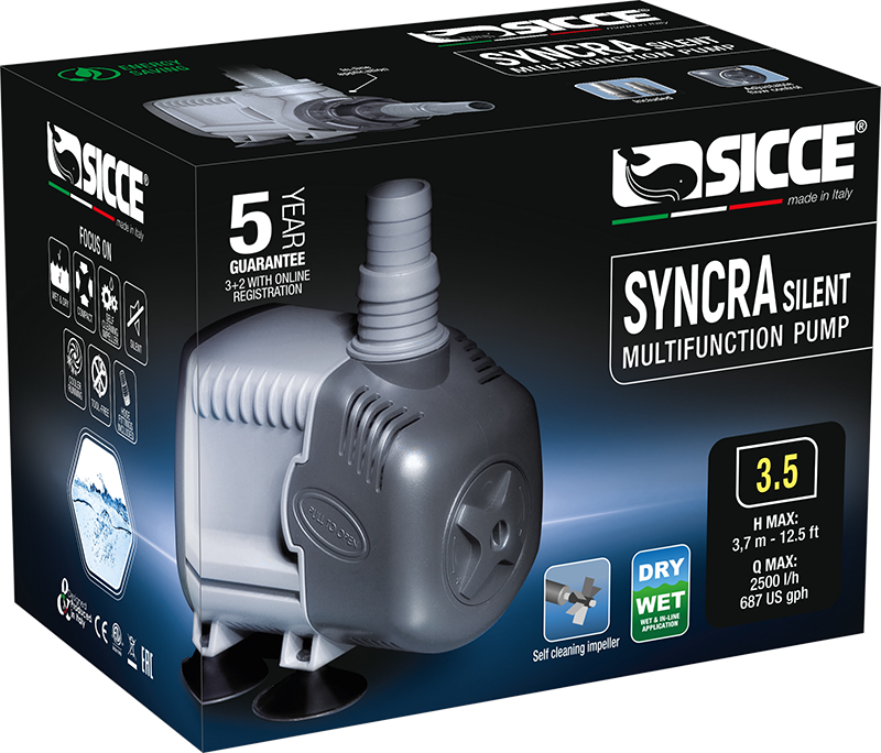 Sicce Syncra Silent 3.5 Pump - 687 GPH