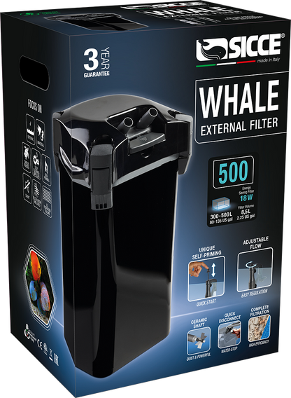 Sicce WHALE 500 Canister Filter - 390gph