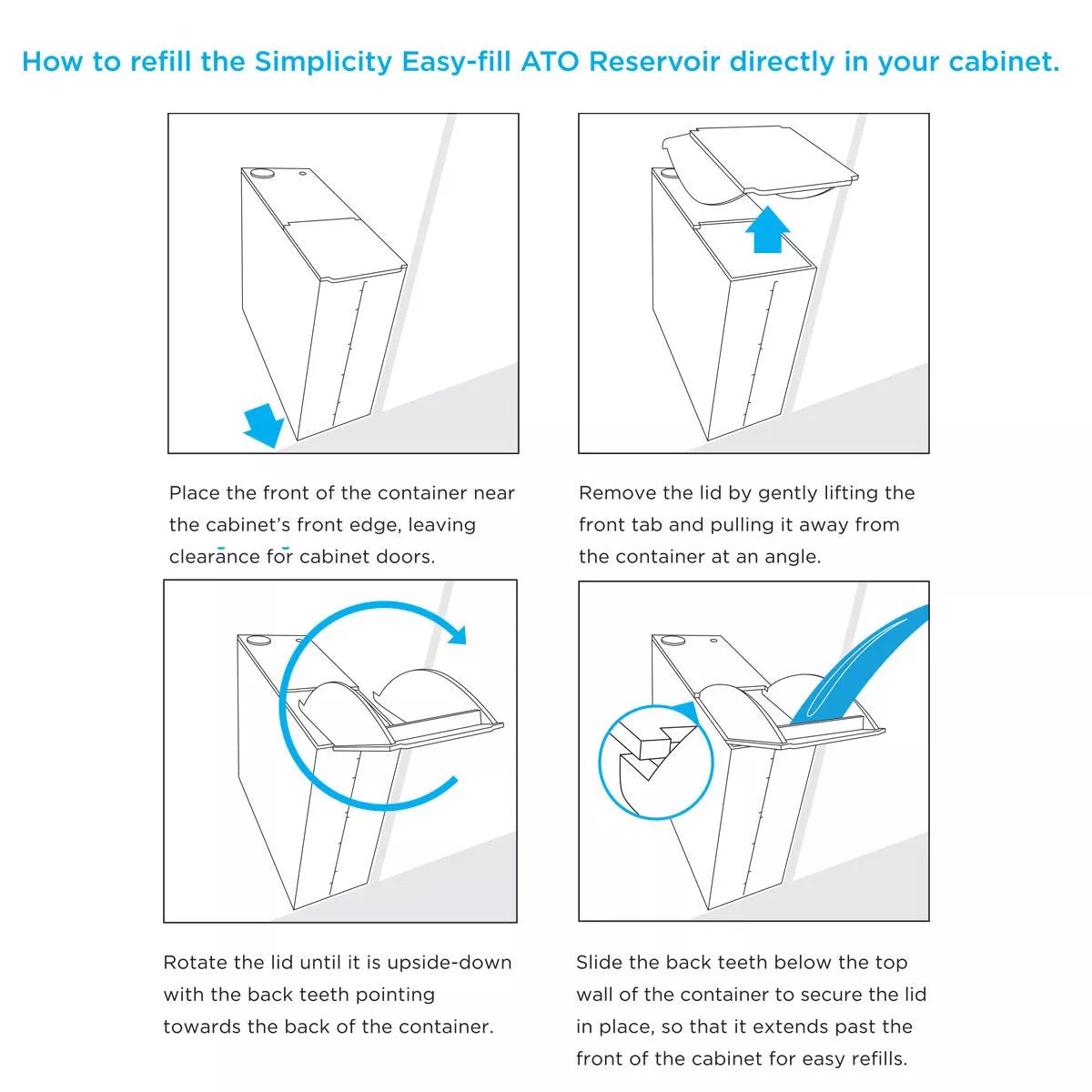 Simplicity 10 Gallon Easy-Fill ATO Reservoir