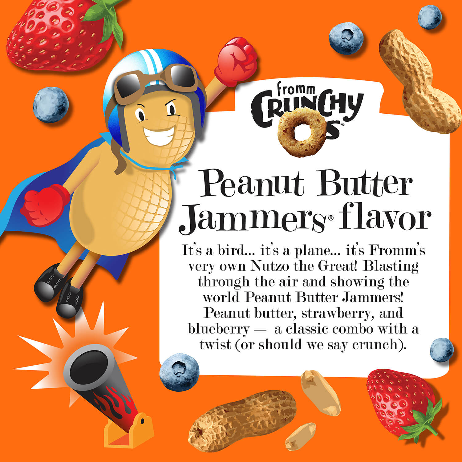 Fromm Peanut Butter Jammers Flavor Dog Treats - 6oz