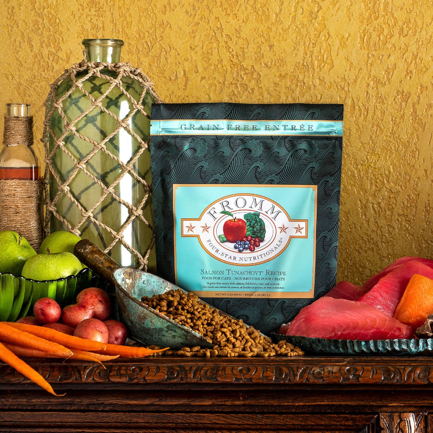 Fromm Salmon Tunachovy Recipe Dry Cat Food - 4.54kg
