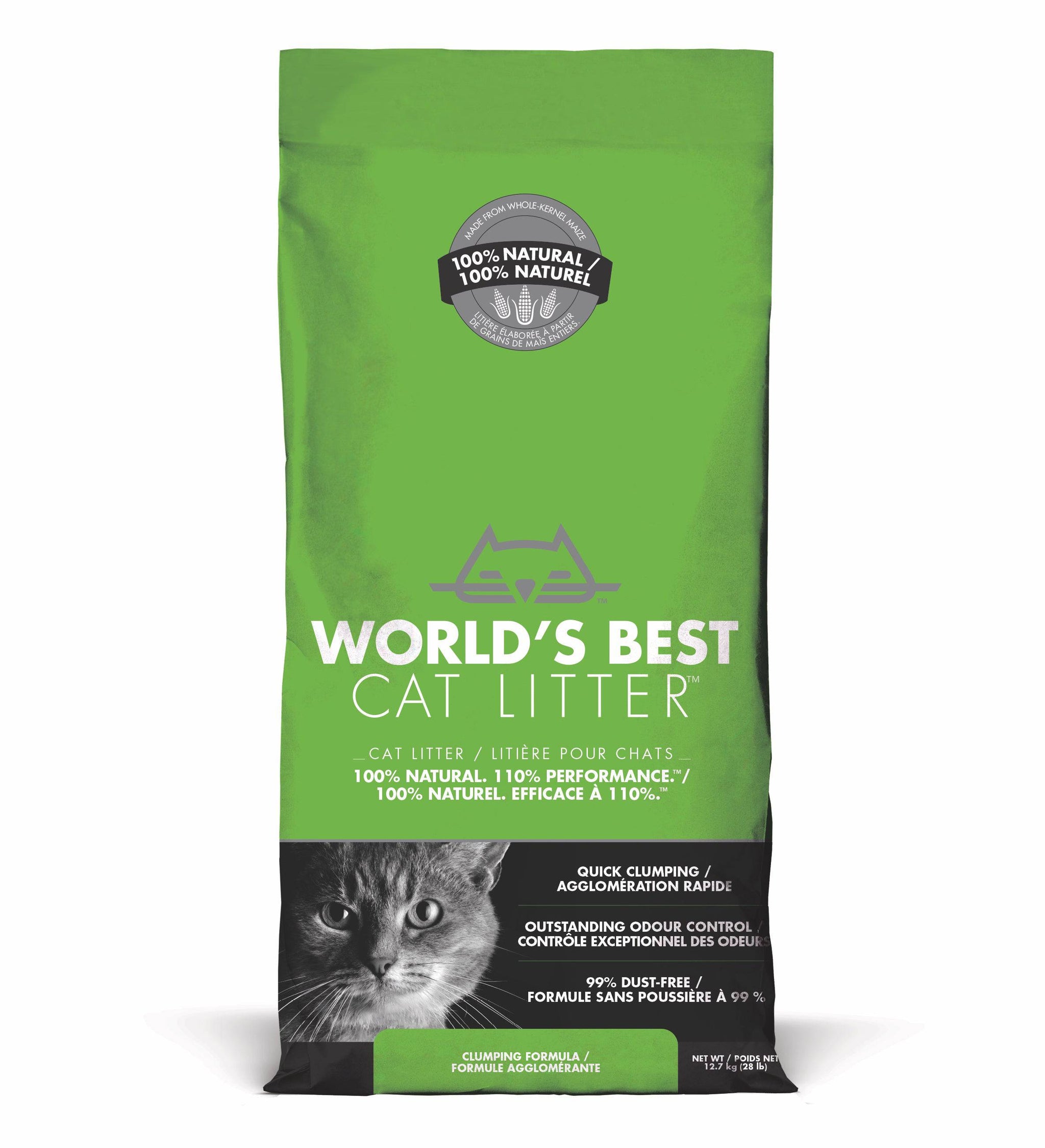 World's Best Cat Litter Original Unscented - 28lb - The Pet Source