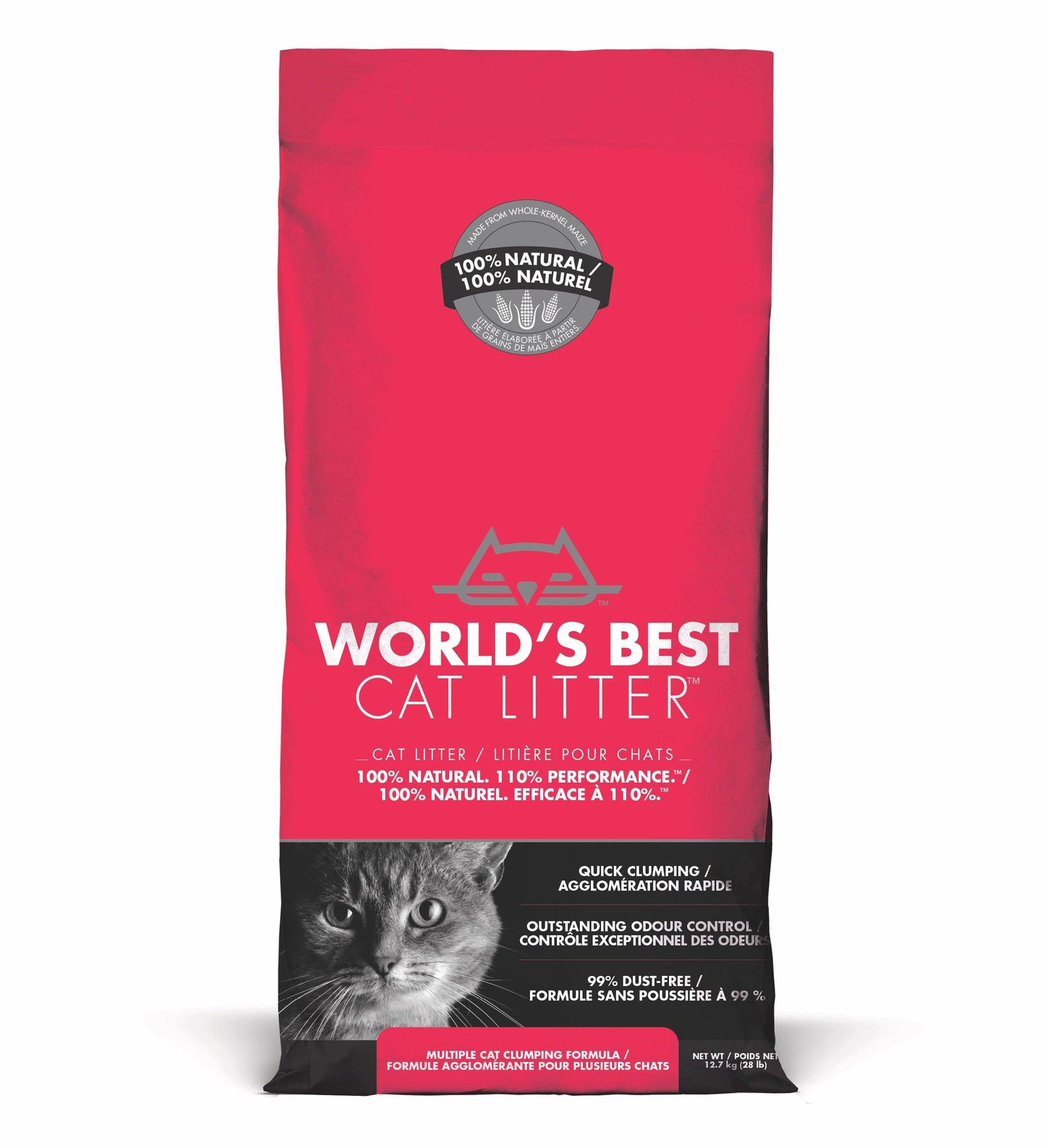 World's Best Cat Litter Multiple Cat Unscented - 28lb - The Pet Source