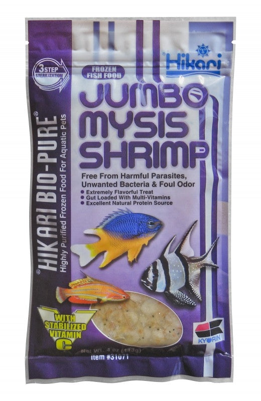 Hikari Bio-Pure Frozen Jumbo Mysis Shrimp Cubes Cube Pack - 4oz