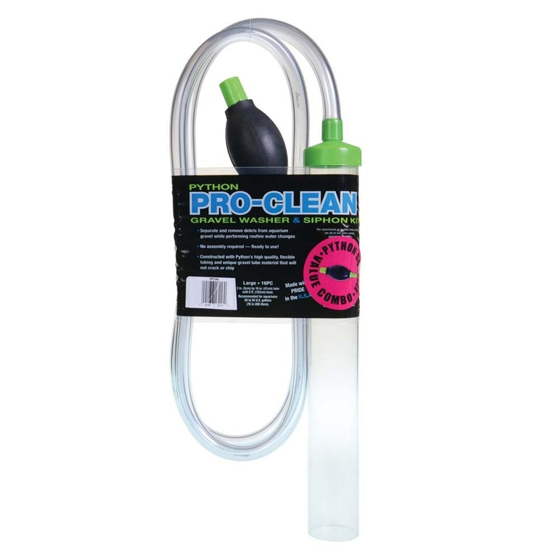 Python Products Pro-Clean Gravel Washer and Siphon with Squeeze - Large