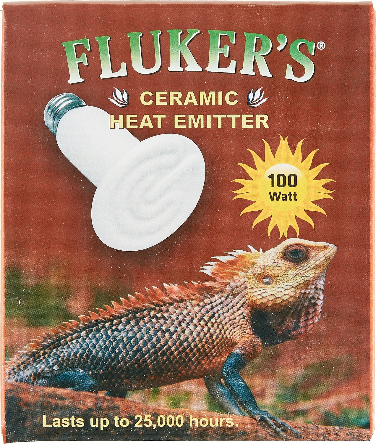 Fluker's Ceramic Heat Emitter For Reptiles - 100 Watt