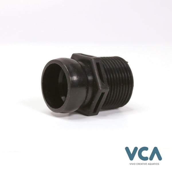 Vivid Creative Aquatics Jumbo 1in NPT Connector – Modular Hose Adapter