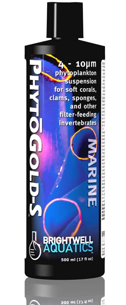 Brightwell PhytGold-S Golden Phytoplankton Suspension Small 4-10microns 17oz