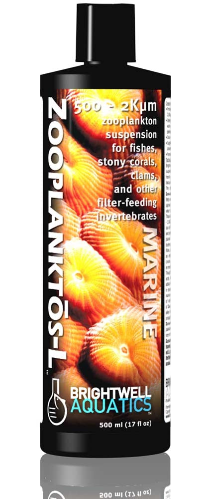 Brightwell Zooplanktos-L Zooplankton Suspension Large 500-2K micron 17oz