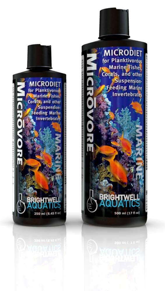 Brightwell Microvore Microdiet for Planktivorous Fishes, Corals, etc. 17oz