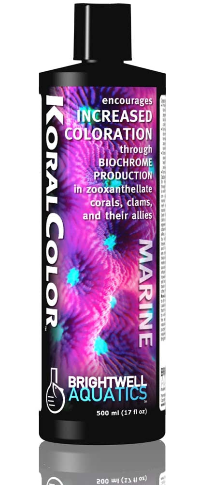 Brightwell KoralColor Encourages Increased Coloration in Corals 17oz
